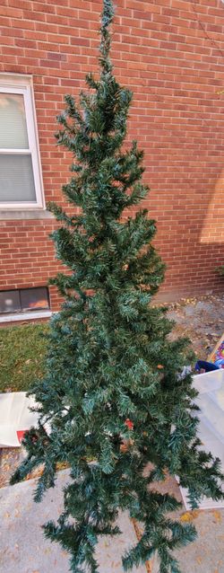 6 1/2' Green Artificial Christmas Tree in Box.