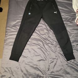 Mens Puma Black BMW Motorsport Slim Fit JoggersIn  Great Condition 
