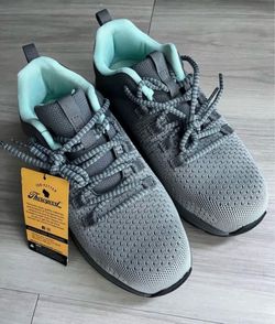 New Thorogood Shoes Asymmetric ASTM F2413-18 Gray  Wom’s 8” Safety Toes.