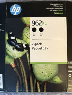 HP 962 Xl Black Ink 2 Pack New