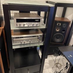 Console Media Rack Shelf