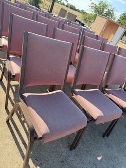 Stackable Banquet Chairs Lot