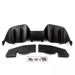 For 2015-2017 Ford Mustang Premium Rear Bumper Diffuser w/Side Extensions 3PCS