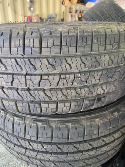 5 Goodyear tires with lots of tread 235/65R16