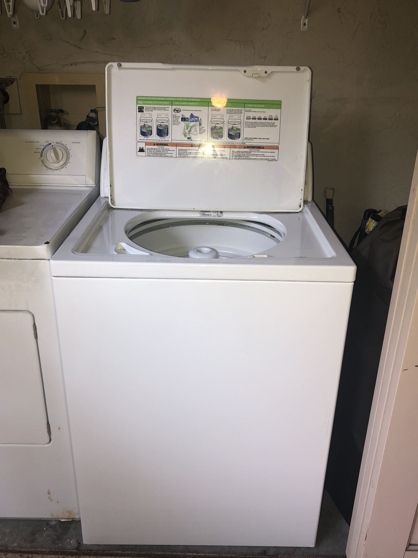 Kenmore HE series 400 washer