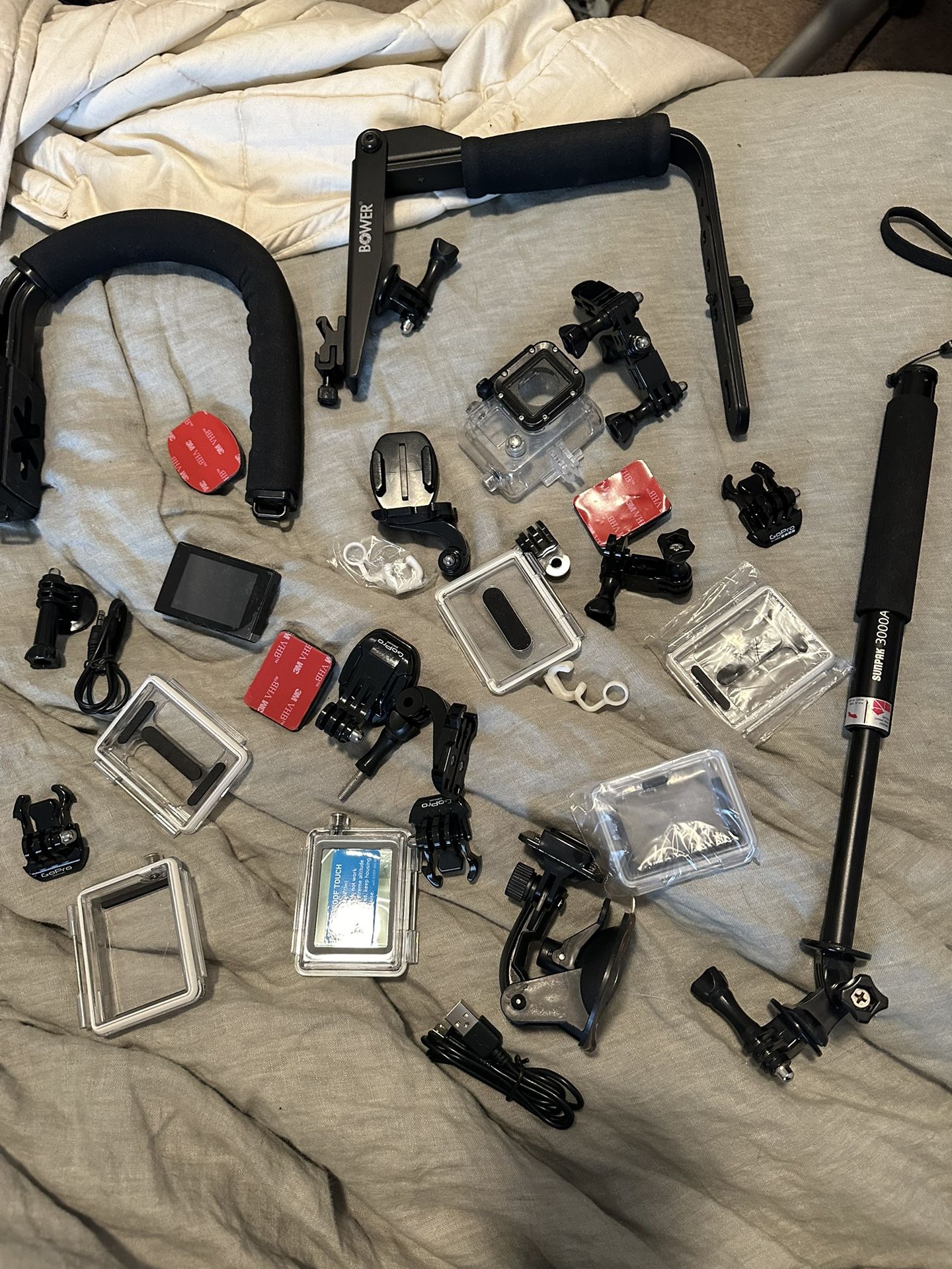 Various GoPro Accessories 