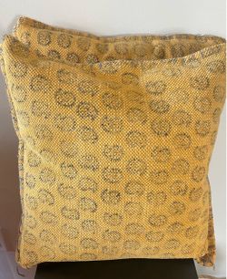 Yellow Patterned Pillows