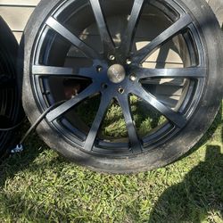 24” CVZV Rims and 305/35ZR24 (set of 3)