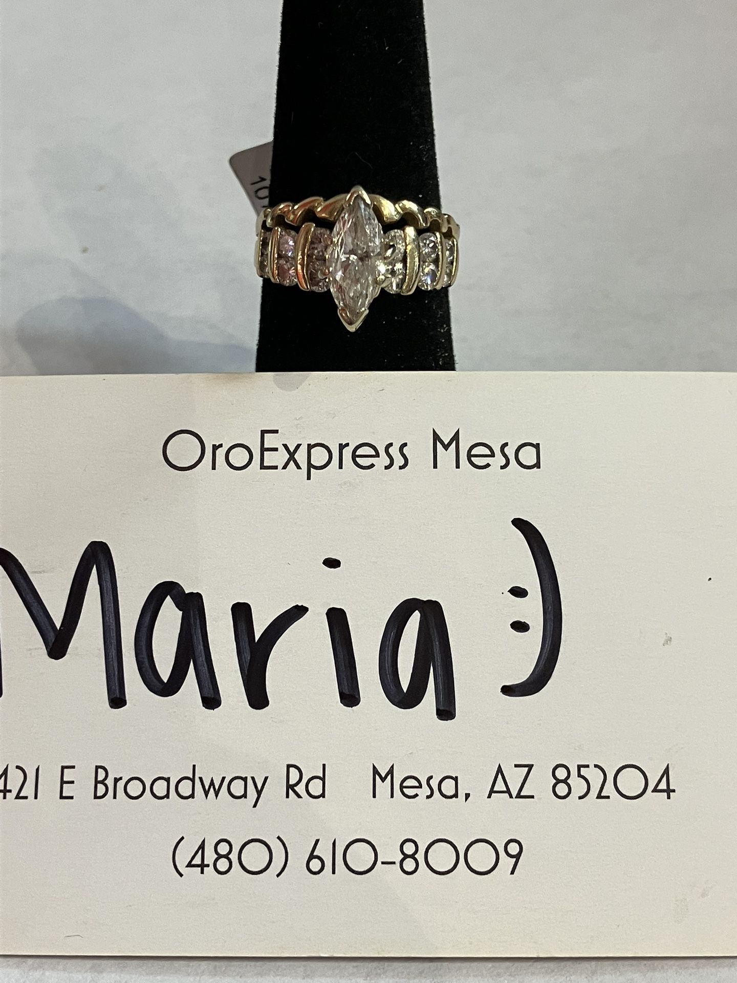 14k YG Engagement Ring #107769-1 MGC