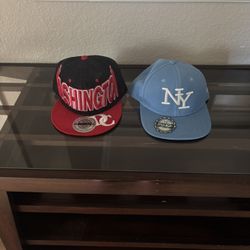 NY Hats Blue And Red & Black
