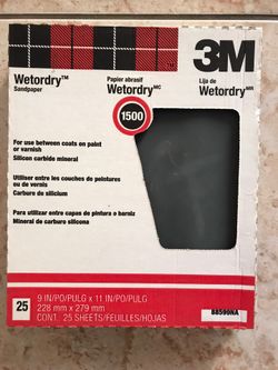 3 M  Sandpapers