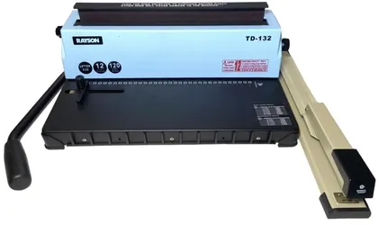 Rayson TD-132 Binding Machine Punch 12 Sheets/Bind 120 Sheets with 15 In Stapler