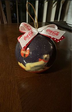 #17 Coca-Cola Polar Bear Christmas Ornament