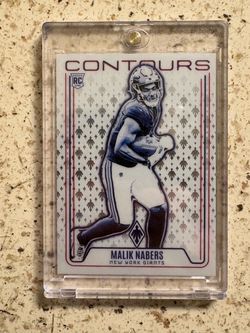 Malik Nabers Contours Rookie Card New York Giants