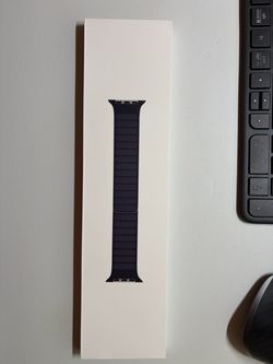 Apple Watch Band - Leather Link (41mm) - Ink - S/M - Navy