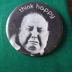 " Think Happy" Pin Brooch 