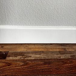 9/16 x 5 1/2 bullnose baseboards. 18 ft long 