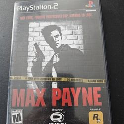 Playstation 2 Max Payne Video Game