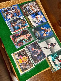 Sweet!! ππ NBA & NFL SPORTS CARD LOT β STARS, ROOKIE, PRIZM & VETERANS
