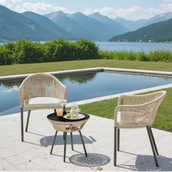 ❤️Patio Furniture Set 3 Pieces 