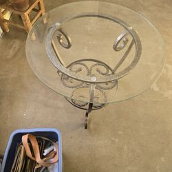 Glass Mini Tables (X2)