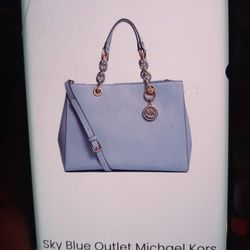 Baby Blue Cynthia Purse  Michael Kors