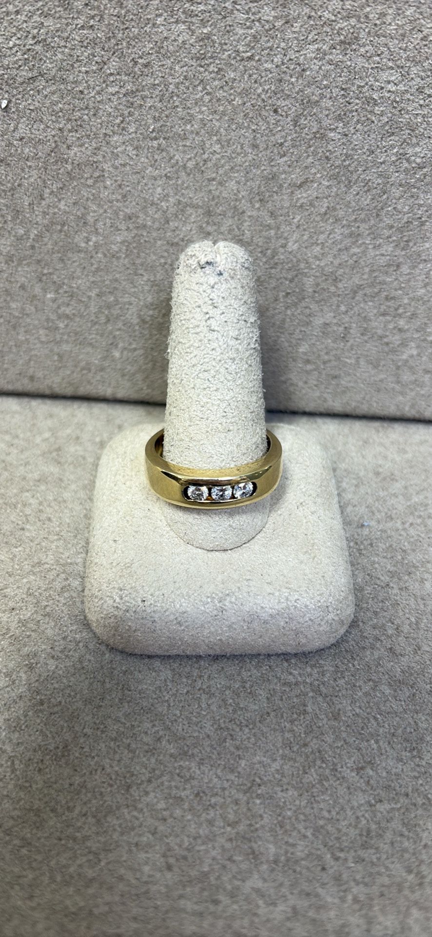 Gold Wedding Diamond Band