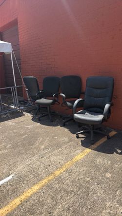 4 office chairs