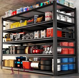 Heavy-Duty Metal Garage Storage Shelving Unit