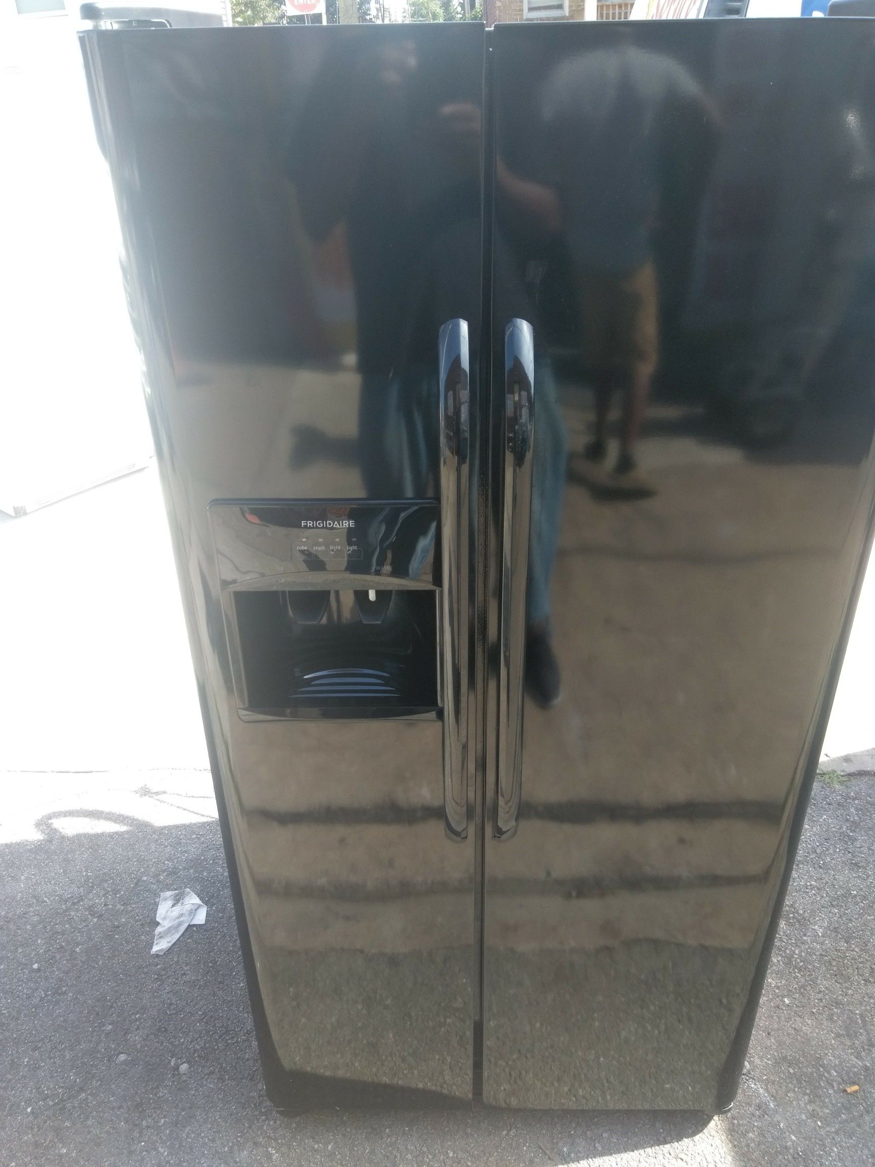 Black Side By Side Refrigerator