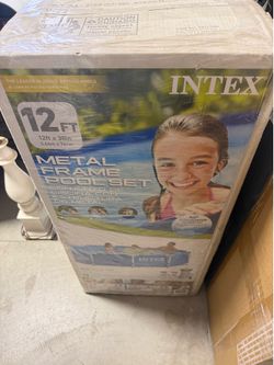 Intex above ground pool