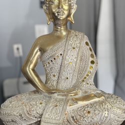 Buddha Gold And White 