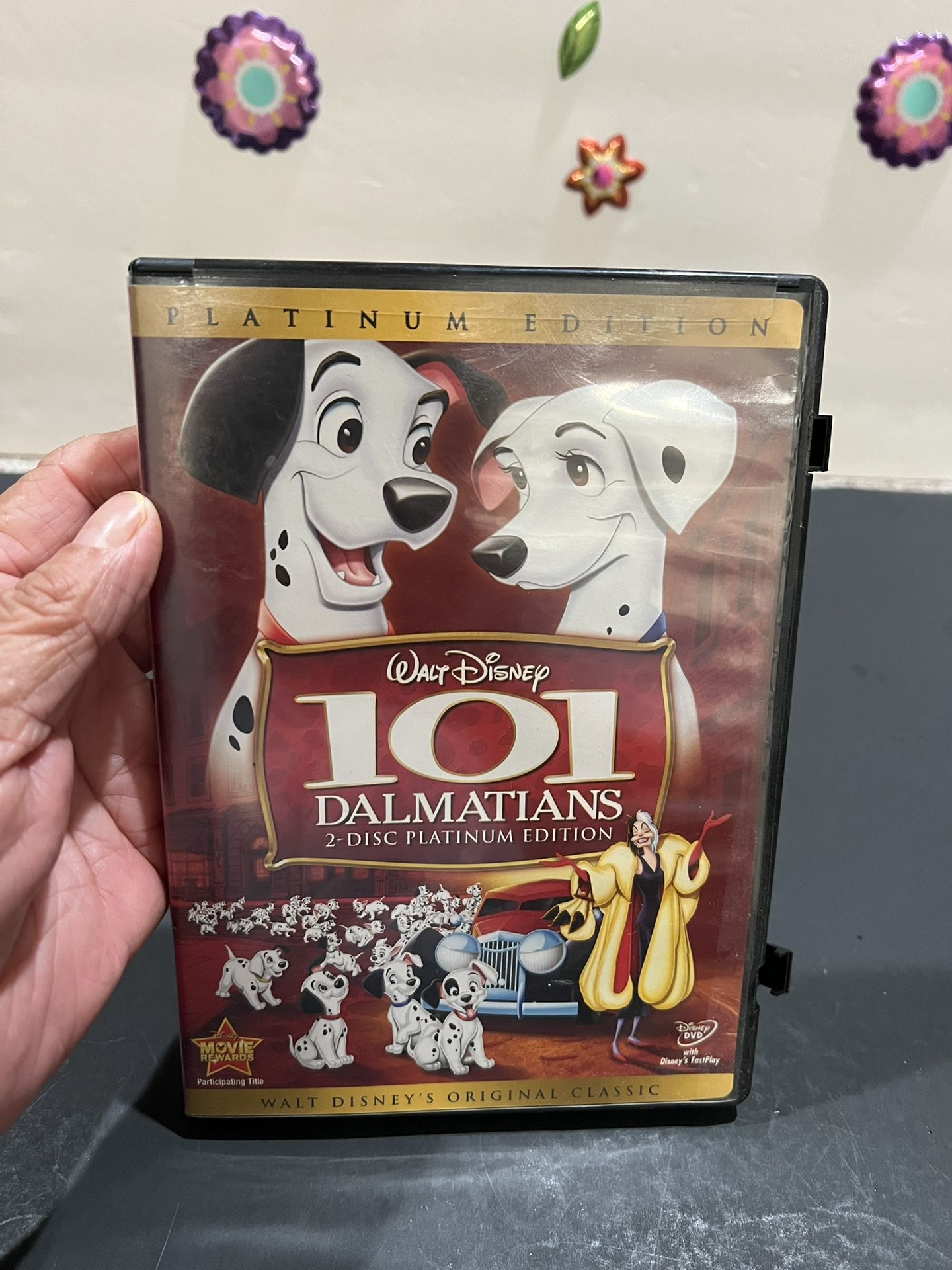 DISNEY 101 DALMATIONS PLATINUM 2 DISC DVD SET
