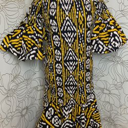 African Print mermaid Dress 