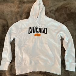Nike White Chicago Hoodie