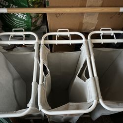 Laundry Basket Divider On Wheels - Like New 