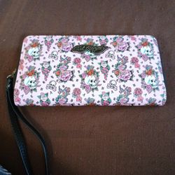 Ed Hardy Leather Wallet 