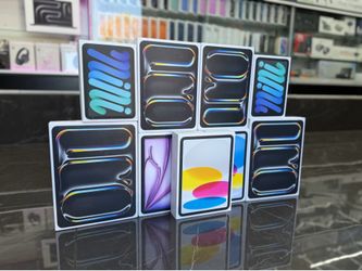iPad Air, iPad Mini, iPad 11th Gen, & iPad Pro (All models in stock) (Take It Home In Payments/ llévatelo a casa en pagos) only $10 down