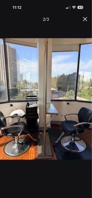 2 Professional Hydraulic Salon Styling Chairs