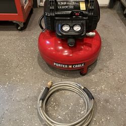 Air Compressor Porter Cable With Hose. Price Firm