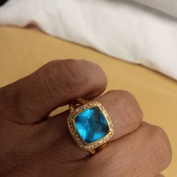 Beautiful GP Blue Torquise Ring