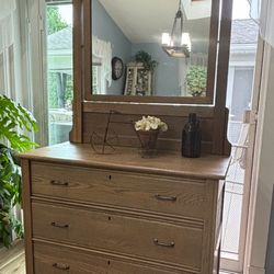 Antique Dresser w/Tilting Mirror