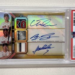 RED SOX BASEBALL CARD AUTO 