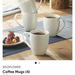 Set De 4 Tazas Princess House 