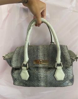 Kate Spade Snakeskin Print Satchel Handbag
