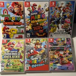 Super Mario Nintendo Switch Video Game Bundle!