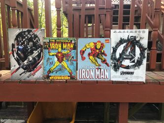 Marvel Avenger Posters 2 metal 2 movie