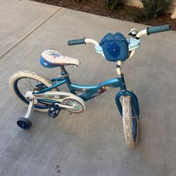 16” Elsa Frozen Bike With Training Wheels