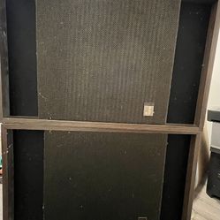 Vintage Jensen TF-15 High Fidelity Bookshelf Speaker System 8” Woofer 3” Tweeter 8 Ohms 15w