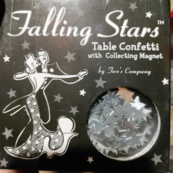 Falling Stars Table Confetti With Collecting Magnet By Twos Company 5 Boxes